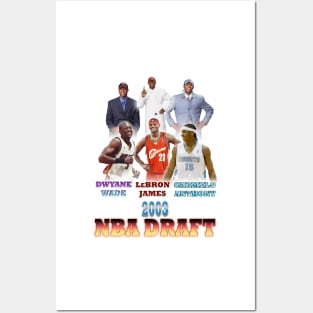 2003 NBA Draft Rap Tee Posters and Art